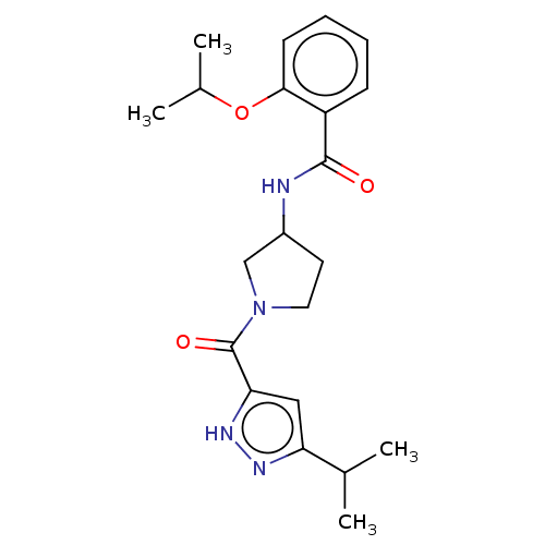 Chemical structure of BindingDB Monomer ID 281261