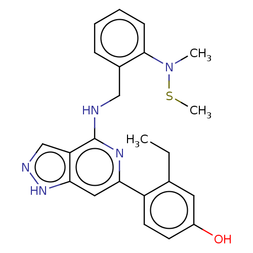 Chemical structure of BindingDB Monomer ID 281307
