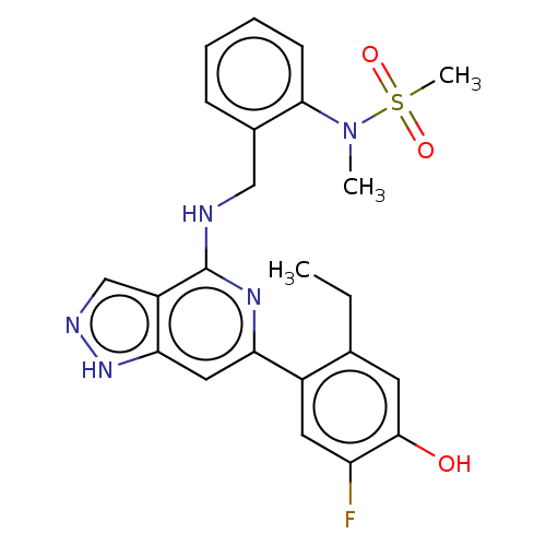 Chemical structure of BindingDB Monomer ID 281310
