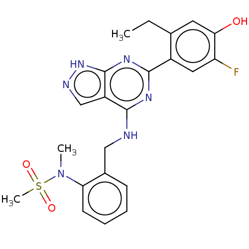 Chemical structure of BindingDB Monomer ID 281346