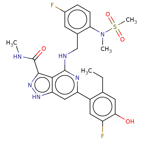 Chemical structure of BindingDB Monomer ID 281354