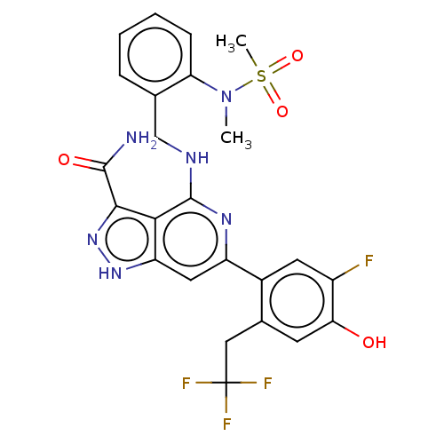 Chemical structure of BindingDB Monomer ID 281386