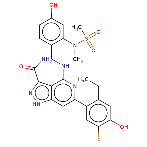 Chemical structure of BindingDB Monomer ID 281419