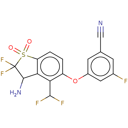Chemical structure of BindingDB Monomer ID 282682