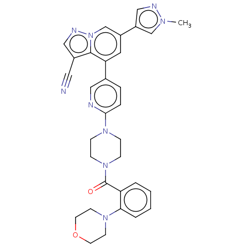 Chemical structure of BindingDB Monomer ID 284348