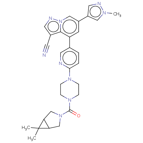 Chemical structure of BindingDB Monomer ID 284374