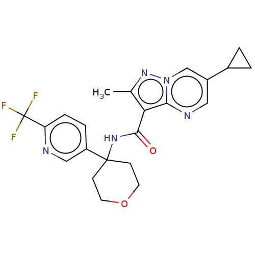 Chemical structure of BindingDB Monomer ID 284734