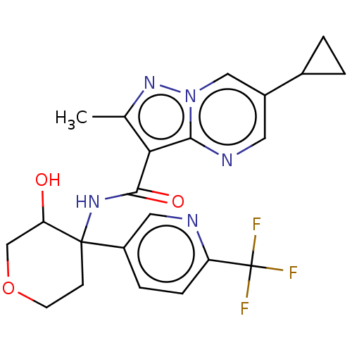 Chemical structure of BindingDB Monomer ID 284760