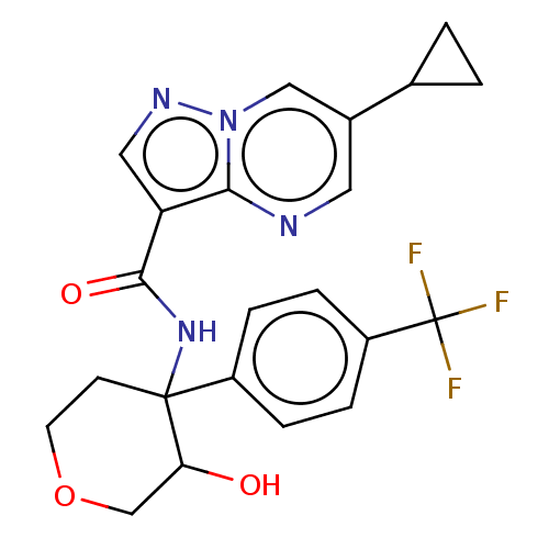Chemical structure of BindingDB Monomer ID 284769