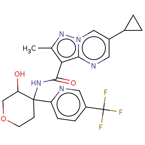Chemical structure of BindingDB Monomer ID 284774