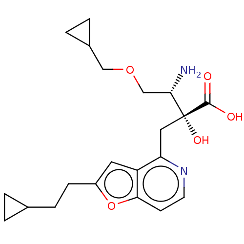 Chemical structure of BindingDB Monomer ID 284945