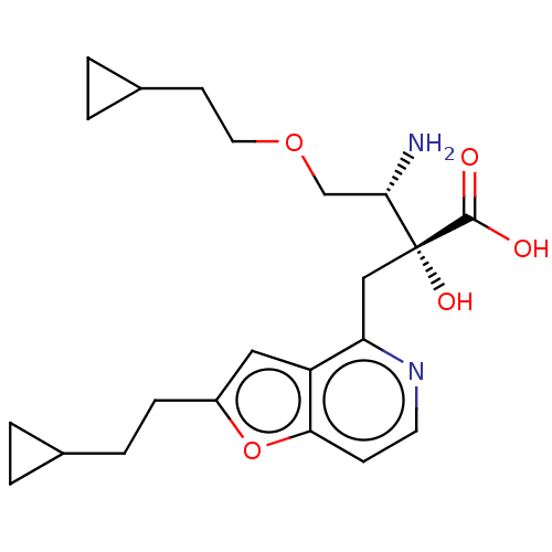 Chemical structure of BindingDB Monomer ID 284946
