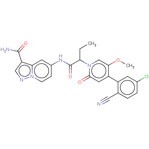 Chemical structure of BindingDB Monomer ID 285516