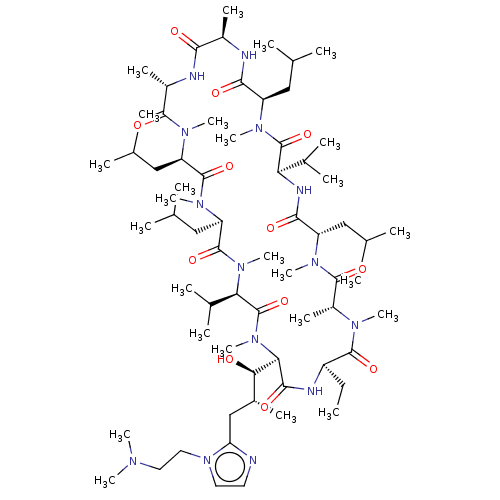 Chemical structure of BindingDB Monomer ID 285695