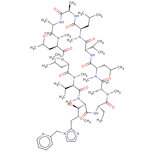 Chemical structure of BindingDB Monomer ID 285697