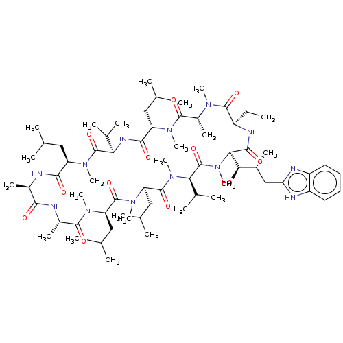 Chemical structure of BindingDB Monomer ID 285701