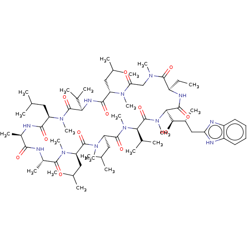 Chemical structure of BindingDB Monomer ID 285702