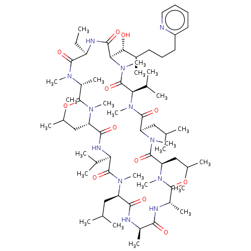 Chemical structure of BindingDB Monomer ID 285704