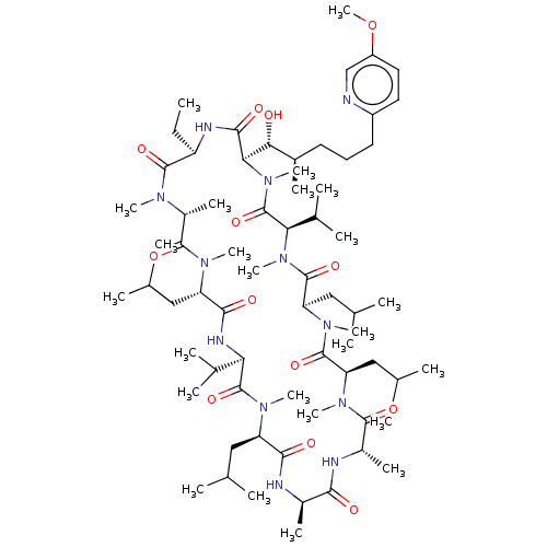 Chemical structure of BindingDB Monomer ID 285708