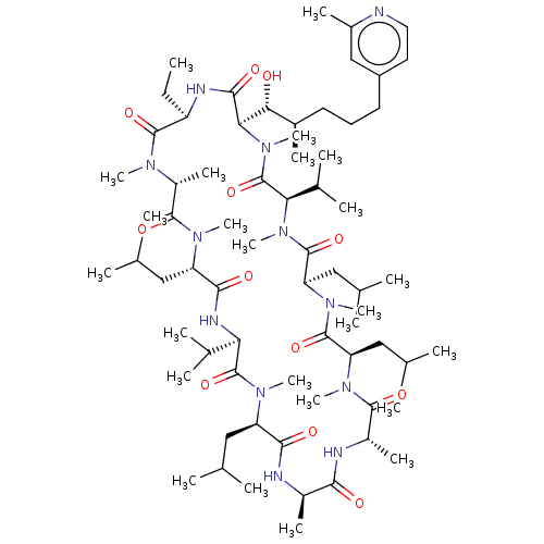 Chemical structure of BindingDB Monomer ID 285709