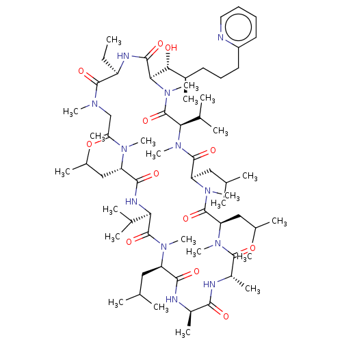 Chemical structure of BindingDB Monomer ID 285721