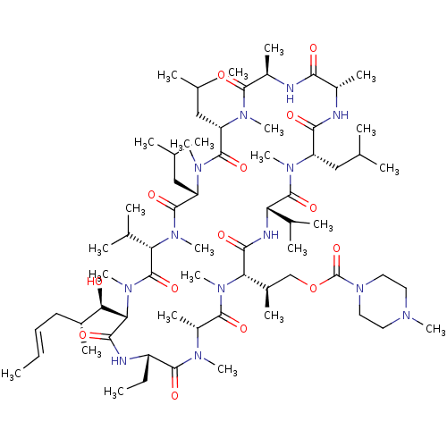Chemical structure of BindingDB Monomer ID 286528