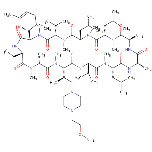 Chemical structure of BindingDB Monomer ID 286529