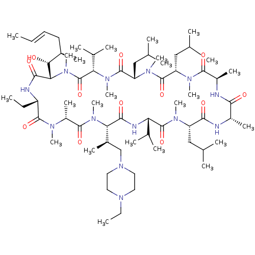 Chemical structure of BindingDB Monomer ID 286532