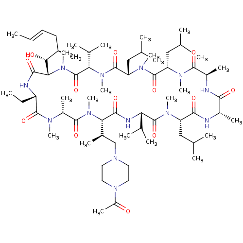 Chemical structure of BindingDB Monomer ID 286542