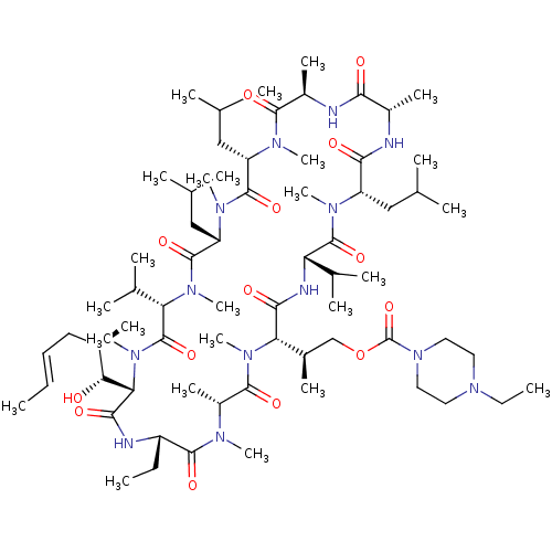 Chemical structure of BindingDB Monomer ID 286543