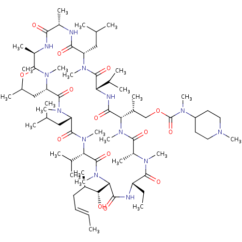 Chemical structure of BindingDB Monomer ID 286551