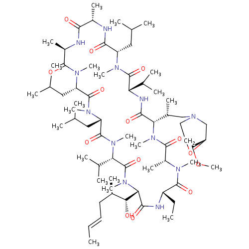 Chemical structure of BindingDB Monomer ID 286553