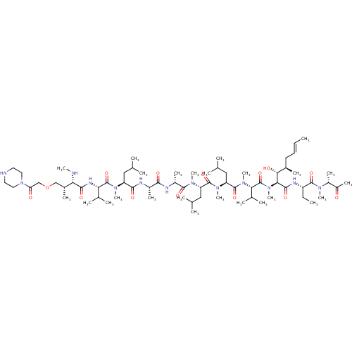 Chemical structure of BindingDB Monomer ID 286555