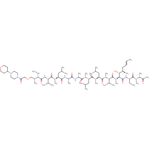Chemical structure of BindingDB Monomer ID 286556