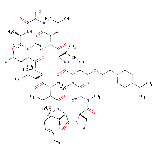 Chemical structure of BindingDB Monomer ID 286566