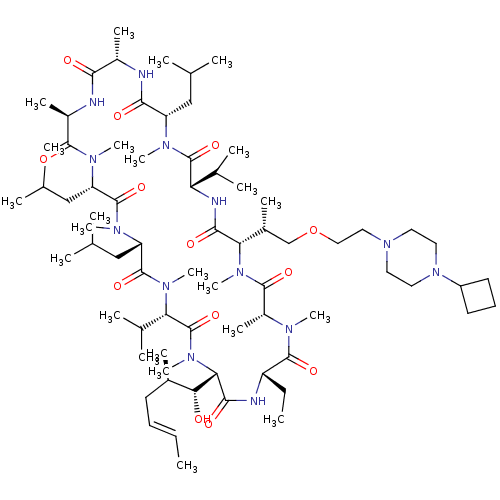 Chemical structure of BindingDB Monomer ID 286569