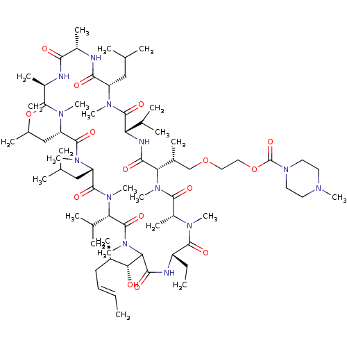 Chemical structure of BindingDB Monomer ID 286573