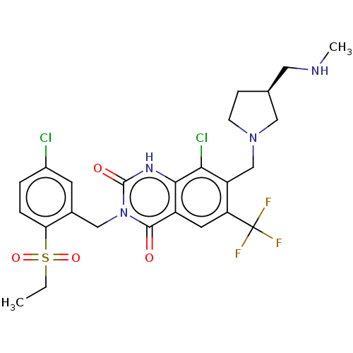 Chemical structure of BindingDB Monomer ID 286574