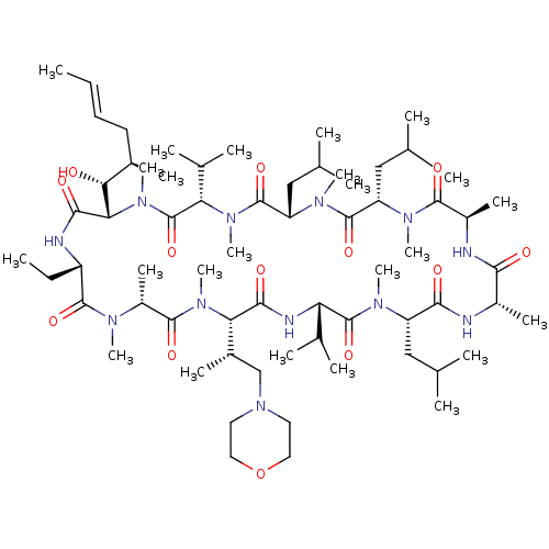 Chemical structure of BindingDB Monomer ID 286583