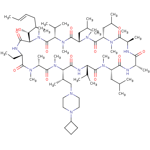 Chemical structure of BindingDB Monomer ID 286585