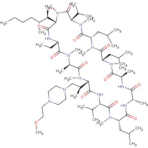 Chemical structure of BindingDB Monomer ID 286588