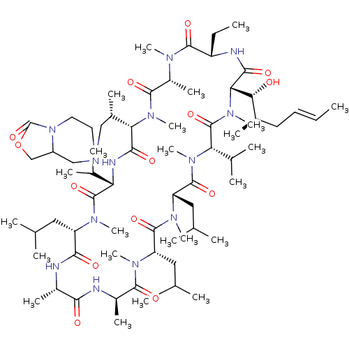 Chemical structure of BindingDB Monomer ID 286592