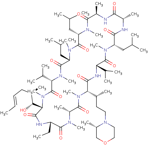 Chemical structure of BindingDB Monomer ID 286600