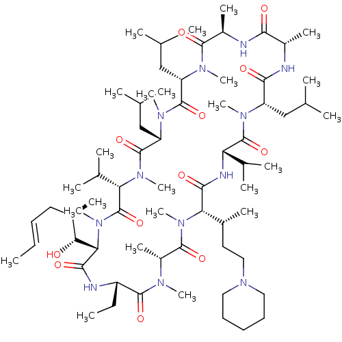 Chemical structure of BindingDB Monomer ID 286602