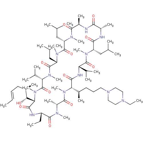 Chemical structure of BindingDB Monomer ID 286608
