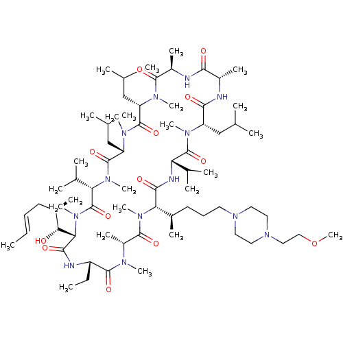 Chemical structure of BindingDB Monomer ID 286610