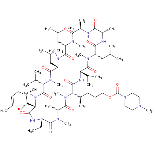 Chemical structure of BindingDB Monomer ID 286611