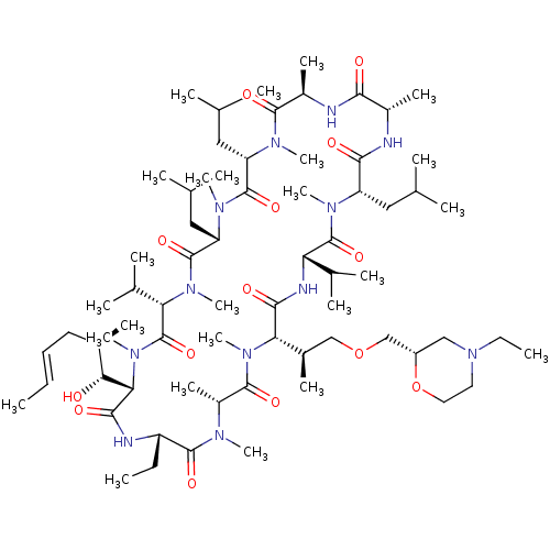 Chemical structure of BindingDB Monomer ID 286614