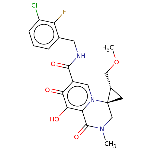 Chemical structure of BindingDB Monomer ID 288156
