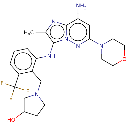 Chemical structure of BindingDB Monomer ID 288381